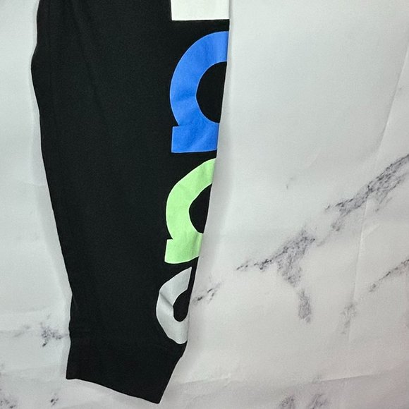 Boys Adidas Long Sleeve Tee with  Adidas Printed on Sleeves - Picture 2 of 2